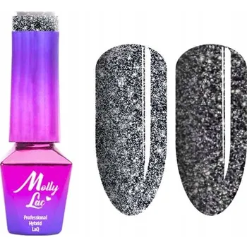 Přípravek na nehty Hybridní lak Molly Lac Flashing 5 ml - č. 566