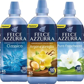 Aviváž Felce Azzurra Parfémovaná Italská tekutá aviváž Sada MIX 3x900ml