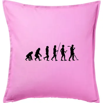 Polštář Evoluce detektor - Polštář 50x50 - 50x50 - Pouze potah ( Růžová )