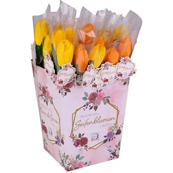 umělá květina MÝDLOVÝ TULIPÁN MIX BAREV 4G