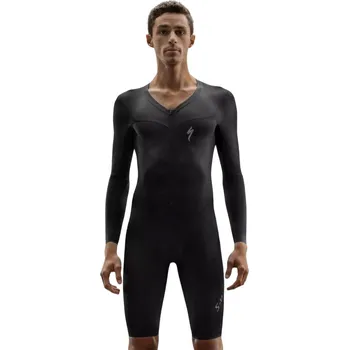 cyklistický dres Pánská kombinéza s dlouhým rukávem Specialized S-Works Aero Skin Suit Velikost: L Black