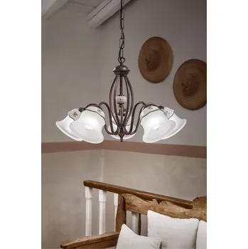 Ferroluce C194-5/C Lustr pětiramenný Ferrara