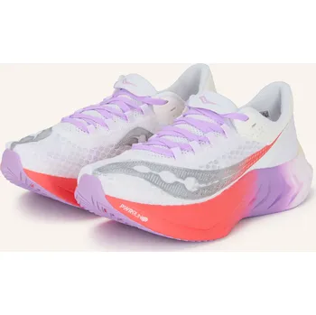 Dámská móda Saucony Dámské Běžecké Boty Endorphin Pro 4, bílá / červená /...