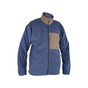 Pánská mikina WARMPEACE WILSON majolica blue XL; Modrá bunda + DÁREK DLE VÝBĚRU!