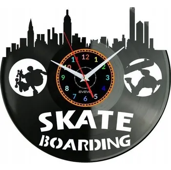 Hodiny Skateboardový Nástěnné Hodiny Vinylová Deska Moderní Dekorativní Jako Dárek