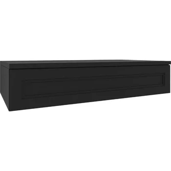 Komoda Police laminovaná deska MEBLE DUBOWIK 90 x 20 cm černá