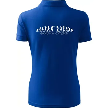 Evoluce kompletní - Polokošile dámská Pique Polo - XS ( Královská modrá )