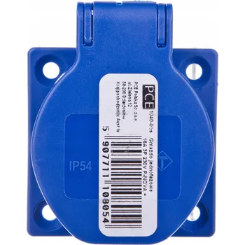 Elektrická zásuvka Elektrická Zásuvka hermetická Pce modrá