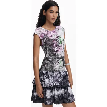 Dámské šaty Dámské zimní šaty DESIGUAL 25WWVK07 2000 VEST GREY LACROIX Velikost: M