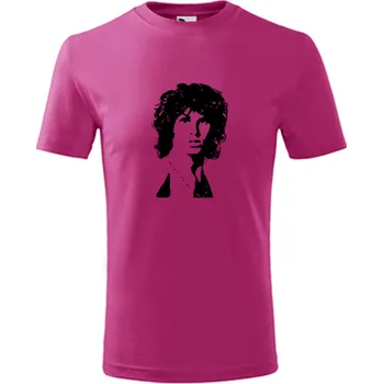 Dětská móda Purpurové dětské tričko Jim Morrison - barva purpurová - velikost 12let