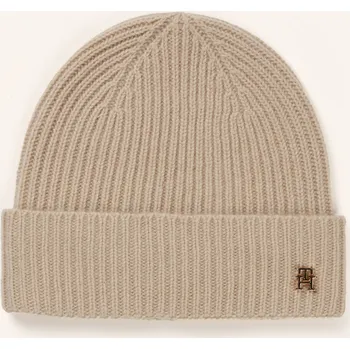 Kabelka Tommy Hilfiger Dámská Kašmírová Čepice, béžová, one size