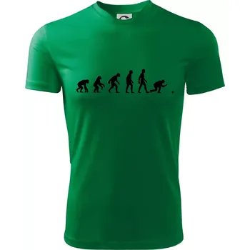 Evoluce petanque - Dětské triko sportovní (dresovina) - 146 cm/10 let ( Středně zelená )