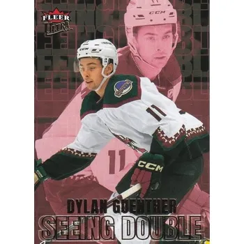 Karetní hra insert RC karta DYLAN GUENTHER 22-23 Fleer Ultra Seeing Double číslo 11
