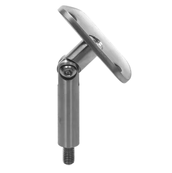 Zábradlí Držák madla s kloubem na trubku ø 42,4 mm (78x64 mm / závit M8), nerez broušená K320 / AISI304