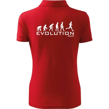 Evoluce Run - Polokošile dámská Pique Polo - XS ( Červená )