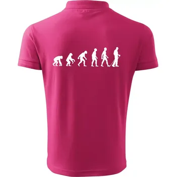 Pánská košile Evoluce Nordic walking - Polokošile pánská Pique Polo 203 - 4XL ( Purpurová )