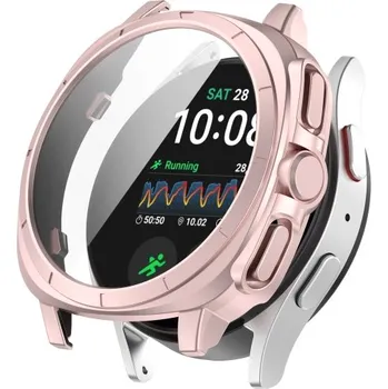 Příslušenství k chytrým hodinkám Silikonový ochranný kryt pro Samsung Galaxy Watch 7 44 mm - Růžový
