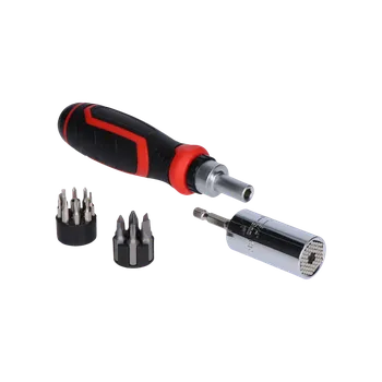 Šroubovák Multi socket šroubovák s ráčňou