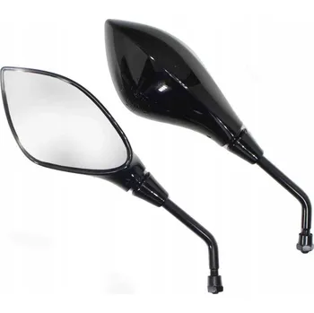 Zrcátko pro motocykl MOTOCYKLOVÁ ZRCÁTKA NAKED ATV SKÚTR SPORT ČERNÁ M10 OXF-1450 E11 SADA.OX