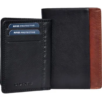 Old River Pánská peněženka s RFID 6981 R černá + hnědá