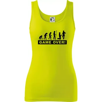 Game over evoluce - Dámské tílko - XL ( Limetková )