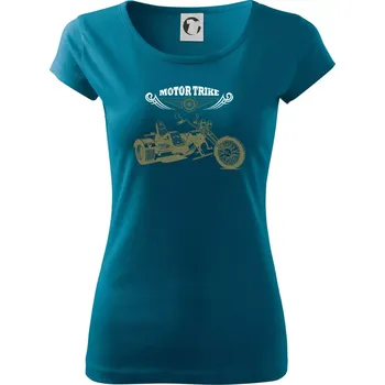 Dámské tričko Moto trike - Dámské triko Pure - 2XL ( Petrolejová )