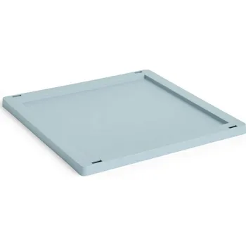 Úložný box HAY Plastové víko Colour Crate Medium Square/Cube, dusty blue