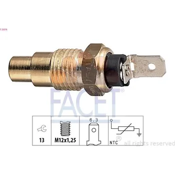 Čidlo automobilu Snímač, teplota chladiva FACET 7.3078