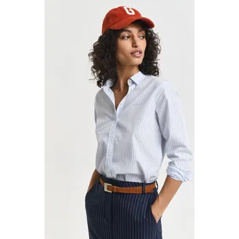 Dámská košile KOŠILE GANT REG CLASSIC POPLIN STRIPED SHIRT LIGHT BLUE