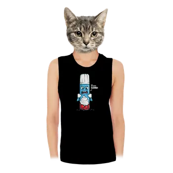 Bastard Ti šlehnu dámské tílko volné Black