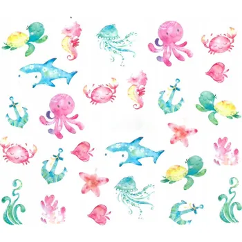 Vodolepka na nehty SAMOLEPKY BN1814 moderní