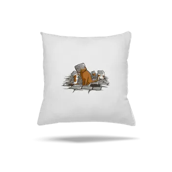 Polštář Bastard Kočičí hlavy polštář White