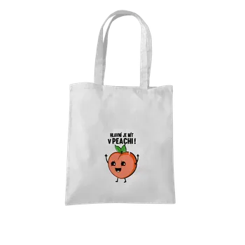 Bastard V peachi taška White