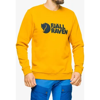 Pánská mikina Mikina Fjallraven Logo Sweater - mustard yellow