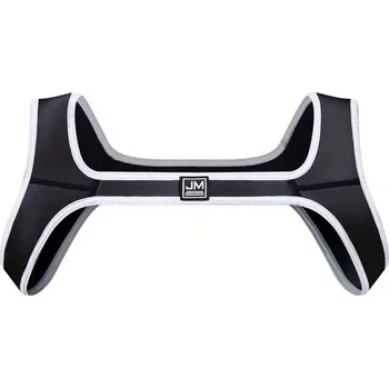 Pánské erotické prádlo Harness JOCKMAIL neopren Barva: Bílá, Velikost: S