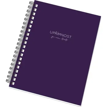 Blok Kroužkový blok A5 50l. PF linka/tečka - Upřímnost