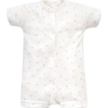 PINOKIO Letní overal celorozepínací Lovely Day Rose KYTIČKY - 56