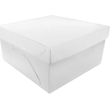 Jednorázové nádobí Dortová krabice 14 x 14 x 9 cm - 50 ks