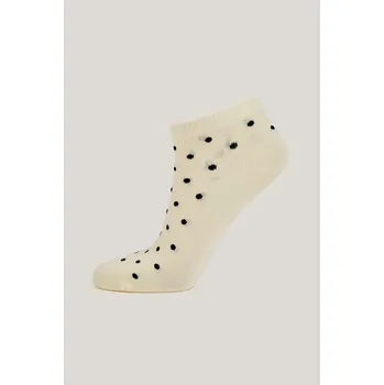 Dámské ponožky PONOŽKY GANT DOT ANKLE SOCKS EGGSHELL
