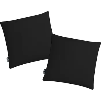 Dekorativní polštářek Sada 2 ks venkovních polštářů CALINO 45x45 cm, černé