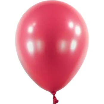 Balónek Amscan Balónky latexové dekoratérské metalické bordó 12 cm 100 ks