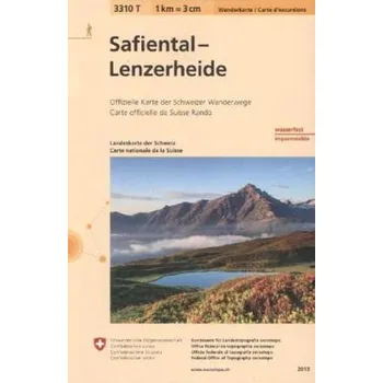 Landeskarte der Schweiz Safiental, Lenzerheide