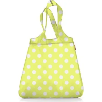 Sportovní taška REISENTHEL Mini Maxi Shopper Nákupní taška zelená s tečkami