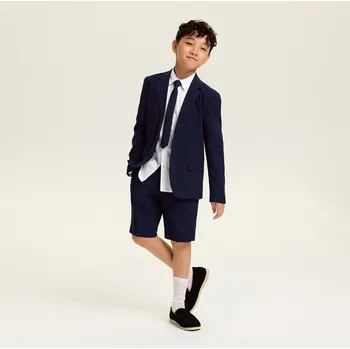 Chlapecké kalhoty Reserved - Kraťasy s vysokým podílem viskózy - tmavomodrá - 842ET-59X - 842ET-59X-158