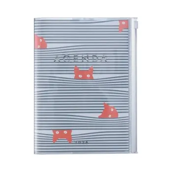 Diář MARK'S 2025/26 Taschenkalender, A5 Cats // Gray (EN)