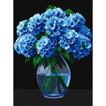 Ideyka Malování podle čísel - Kytice hortenzií art_selena_ua 30 x 40 cm