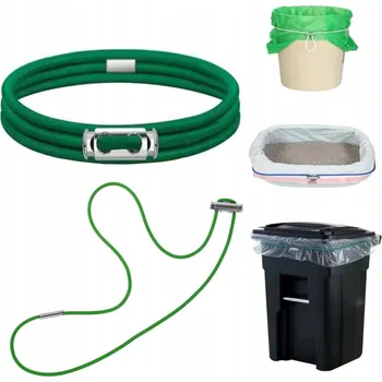 Odpadkový koš GUMA OBJÍMKA UPEVŇOVACÍ ORGANIZÉR NA KOŠ NA ODPADKY PYTLŮ NA ODPADKY POPELNICE DO 140 CM