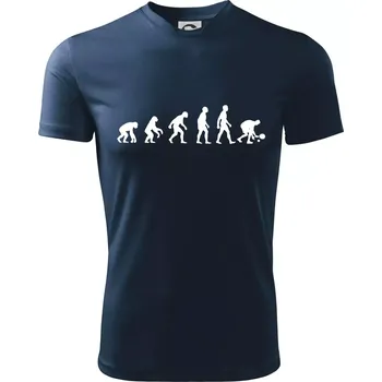 Chlapecké oblečení Evoluce padel - Dětské triko sportovní (dresovina) - 158 cm/12 let ( Námořní modrá (velmi tmavá - téměř černá) )