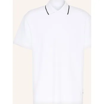 On Pánská Polokošile Z Piké Courtside, bílá, M