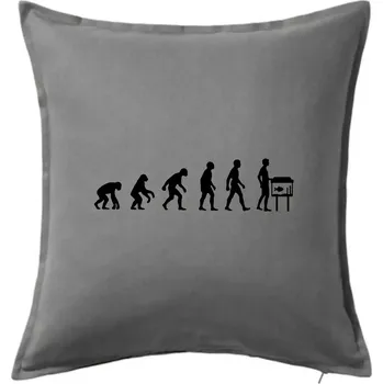 Polštář Evoluce akvaristika - Polštář 50x50 - 50x50 - Včetně výplně ( Tmavě šedý melír )